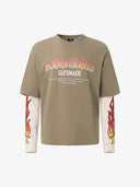 Long-Sleeved T-Shirt "Gradient Letters"