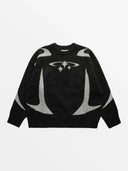 "Circle Star" Knit Sweater