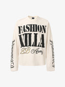 Men's Retro Long-Sleeve T-Shirt "Letter"
