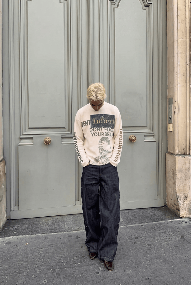 Retro Long-Sleeve T-Shirt "Classic Portrait"