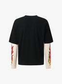 Long-Sleeved T-Shirt "Gradient Letters"