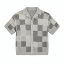 Checkered Knit Set