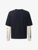 Long-Sleeved T-Shirt "Gradient Letters"