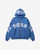 "Typographik" Zip-Up Hoodie