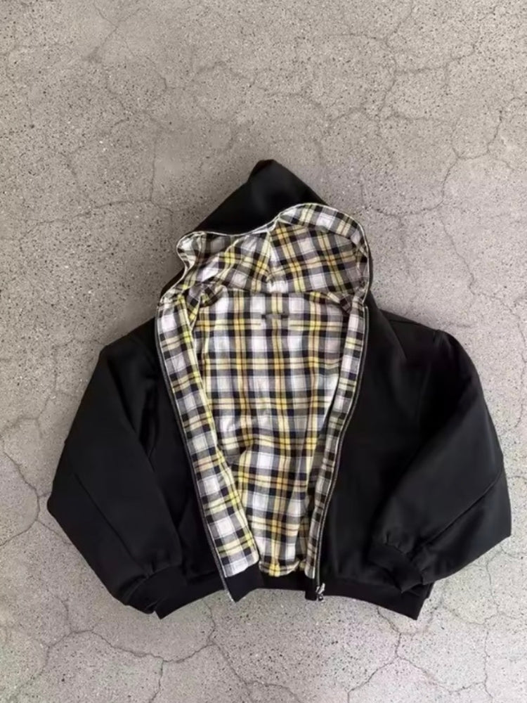 STGALLERY Inside Out Checkered Zipper