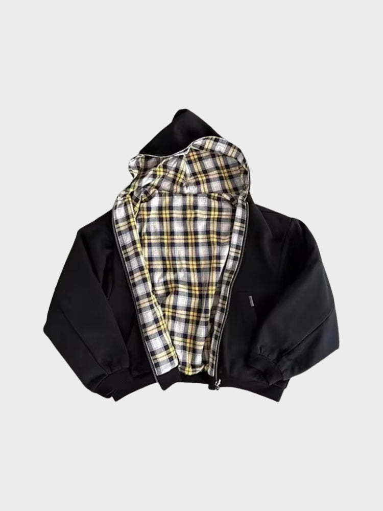 STGALLERY Inside Out Checkered Zipper