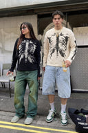 Long-Sleeved "Skeleton" T-Shirt