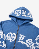 "Typographik" Zip-Up Hoodie