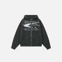 "All Nothing" Zip-Up Sweatshirt