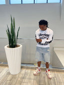 "Rhinestone" Denim Shorts