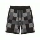 Checkered Knit Set