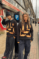 "Menfire" Knitted Sweater