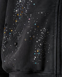 "Rhinestone" Zip-Up Sweatshirt