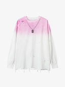 T-Shirt Manches Longues "Holey Fade"