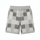Checkered Knit Set