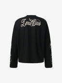 Men's Retro Long-Sleeve T-Shirt "Letter"