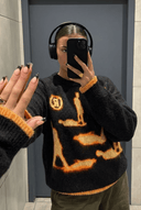 "Menfire" Knitted Sweater
