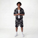 Checkered Knit Set