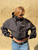Water Reactive Cheetah Rain Jacket