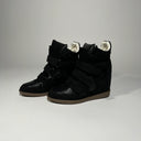 High-Top Wedge Sneakers