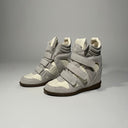 High-Top Wedge Sneakers