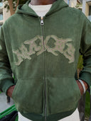 "Y2K" Zip-Up Sweatshirt