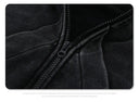 "Black Oversized" Zip-Up Sweatshirt