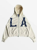 "Losana" Zipped Hoodie