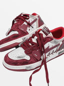 "Lovewashed" sneakers