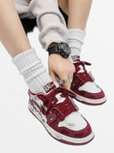 "Lovewashed" sneakers
