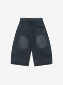"Lines" Denim Shorts