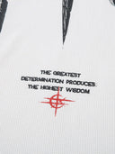 Long-Sleeved T-Shirt "Letter Cross"