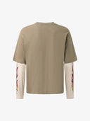 Long-Sleeved T-Shirt "Gradient Letters"