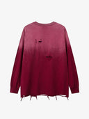 "Holey Fade" Long Sleeve T-Shirt