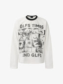 Long-Sleeve T-Shirt "Letter Waffle"