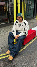 "Circle Star" Knit Sweater