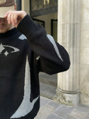 "Circle Star" Knit Sweater