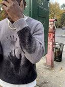 "Scary" Knit Sweater