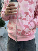 "Iconic Kitty" Zipped Sweatshirt