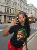 "Crazy Frank Baby Tee" T-Shirt