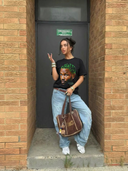 "Crazy Frank Baby Tee" T-Shirt