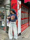 "Crazy Frank Baby Tee" T-Shirt