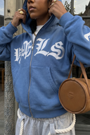 "Typographik" Zip-Up Hoodie