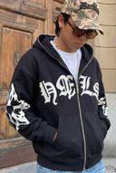 "Typographik" Zip-Up Hoodie