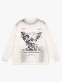 "Distressed Hole" Long Sleeve T-Shirt