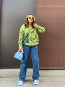 "Dinosaur Print" Sweatshirt