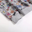 "Graffiti Vibes" Zip-Up Sweatshirt